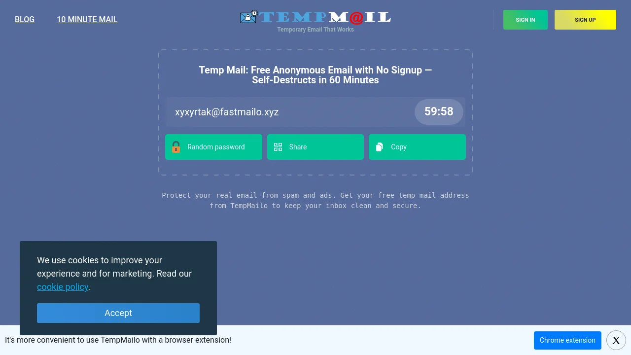 TempMailo