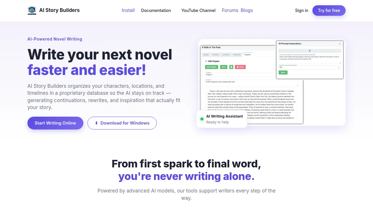 AI Story Builders