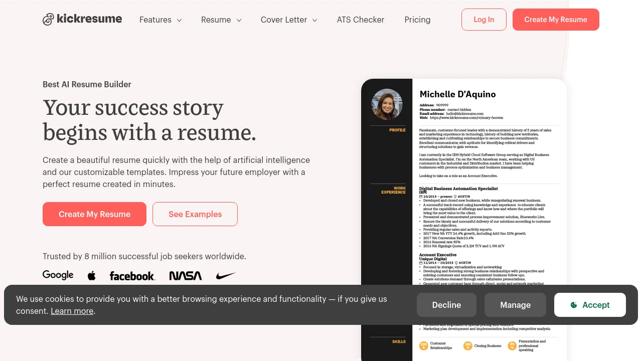 Kickresume