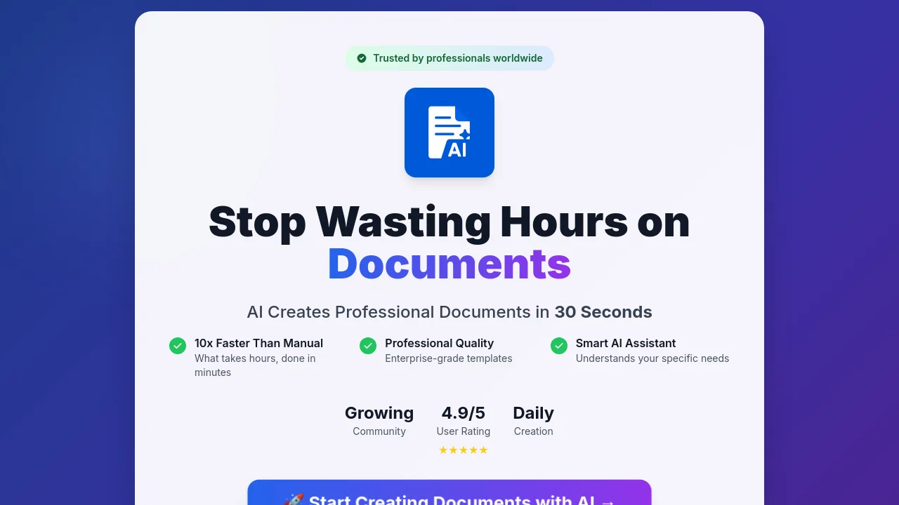 AI Document Maker