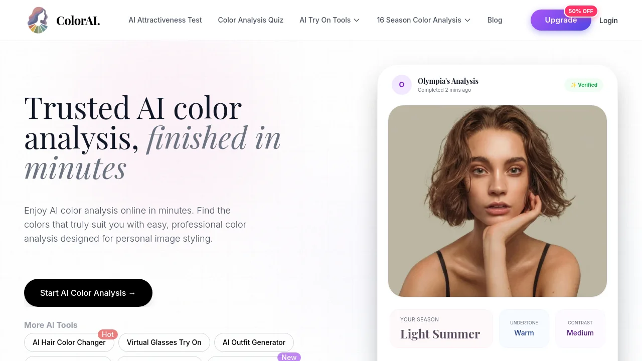 AI Color Analysis