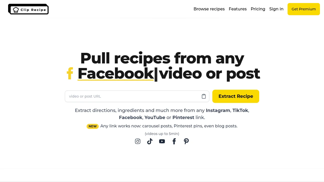Clip Recipe