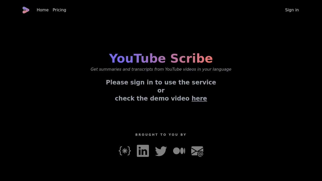 YouTube Scribe