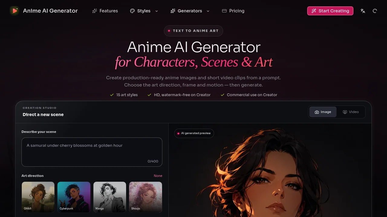Anime AI Generator