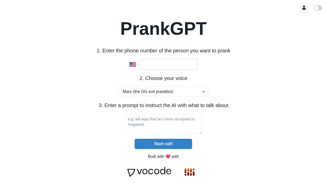 PrankGPT