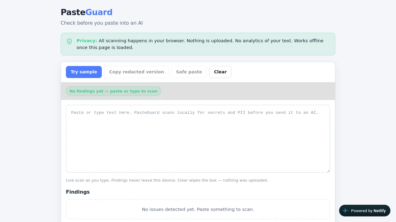 PasteGuard
