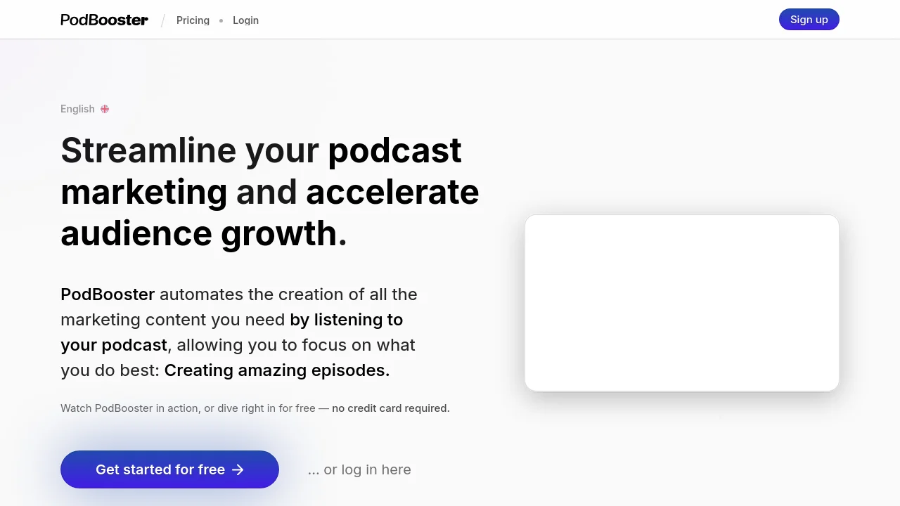 PodBooster