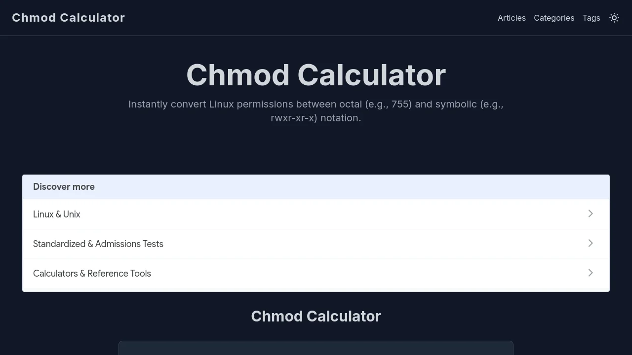 Chmod Calculator & The Ultimate Guide to Permissions [IT]