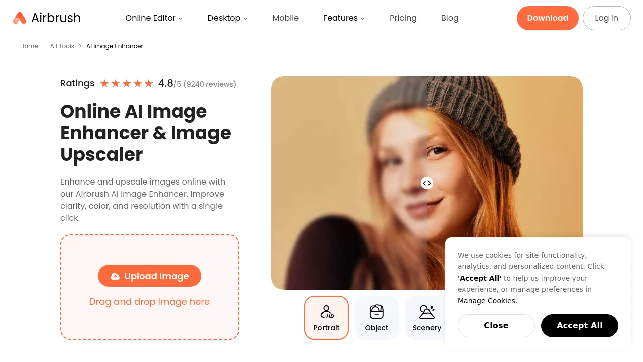 Airbrush AI Image Enhancer