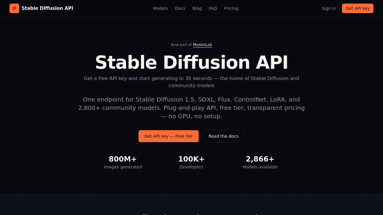Stable Diffusion API