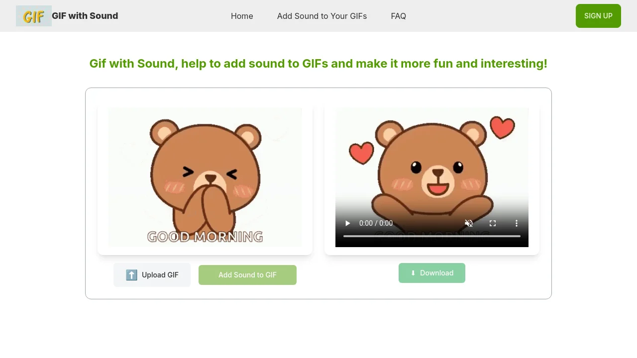 GIF with Sound