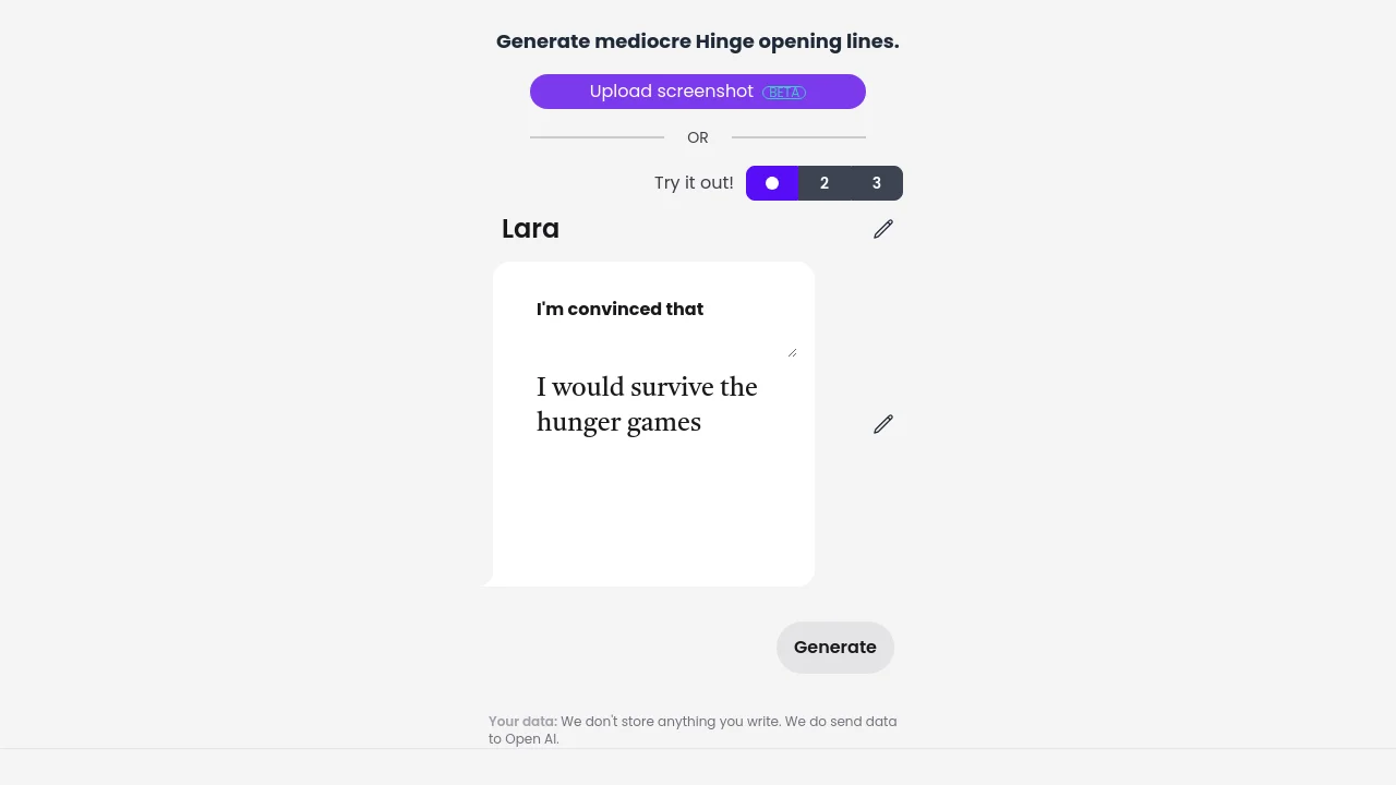 HingeGPT
