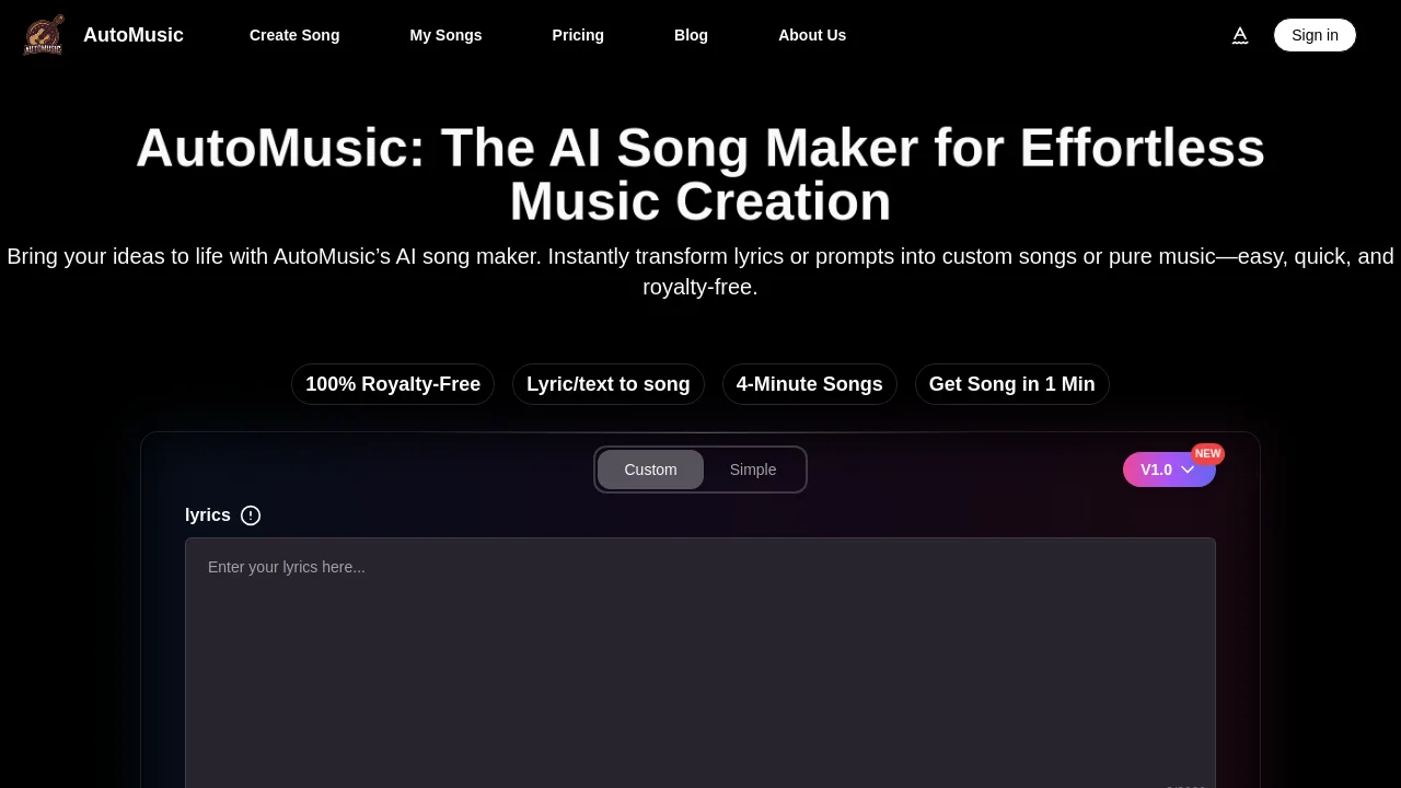 AI Song Maker