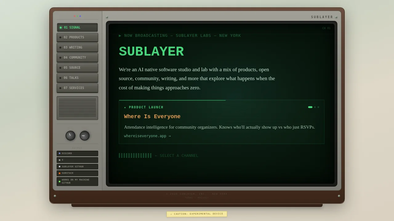 Sublayer