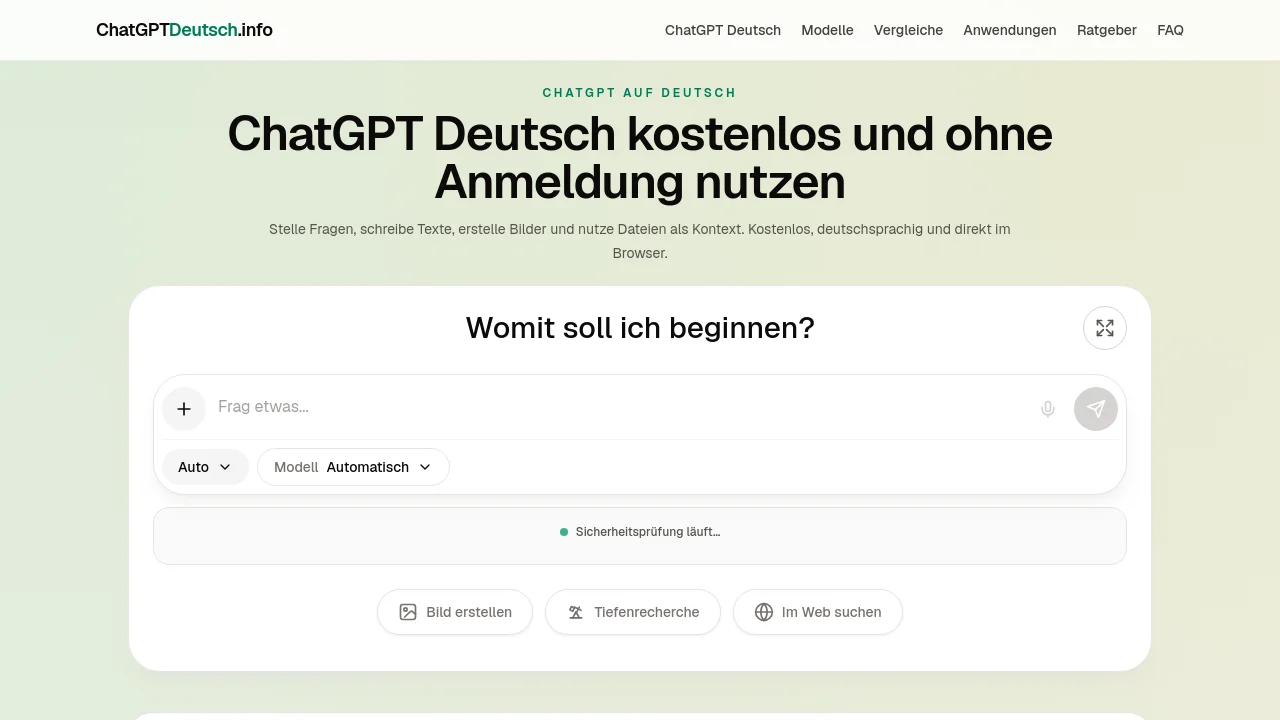 ChatGPT Deutsch