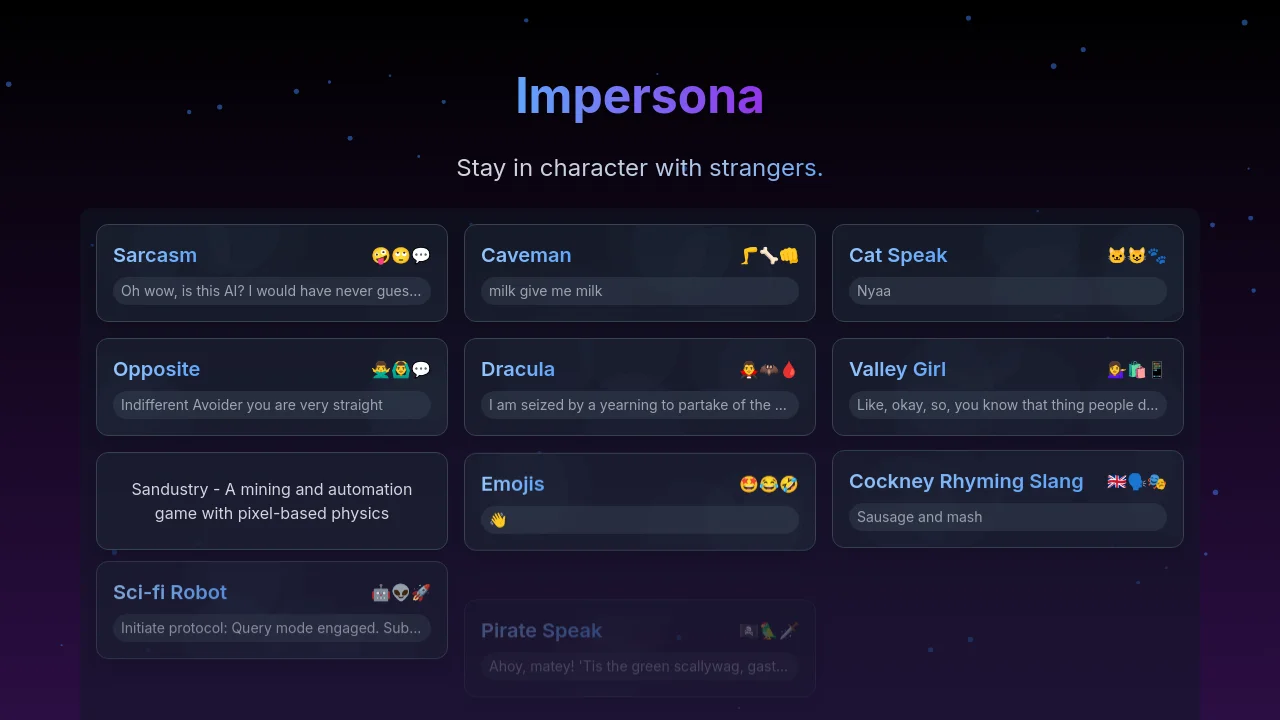 Impersona