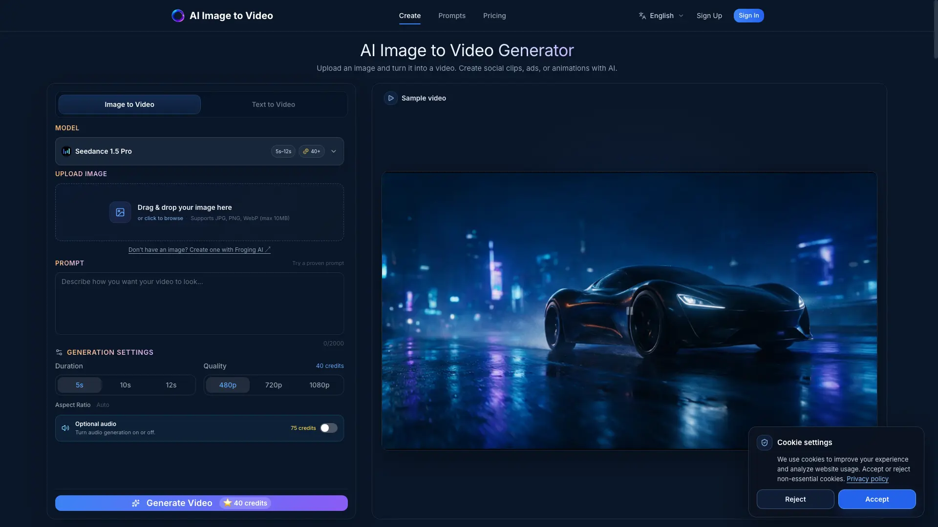 AI Image to Video