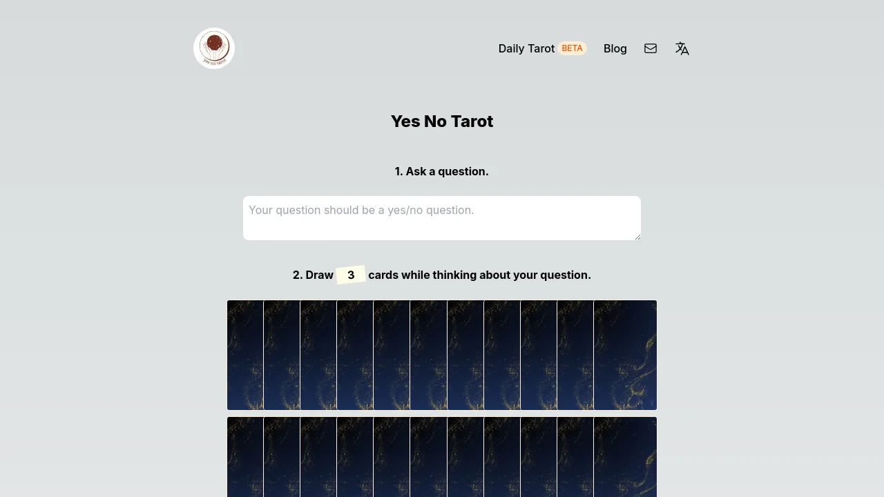 Yes No Tarot