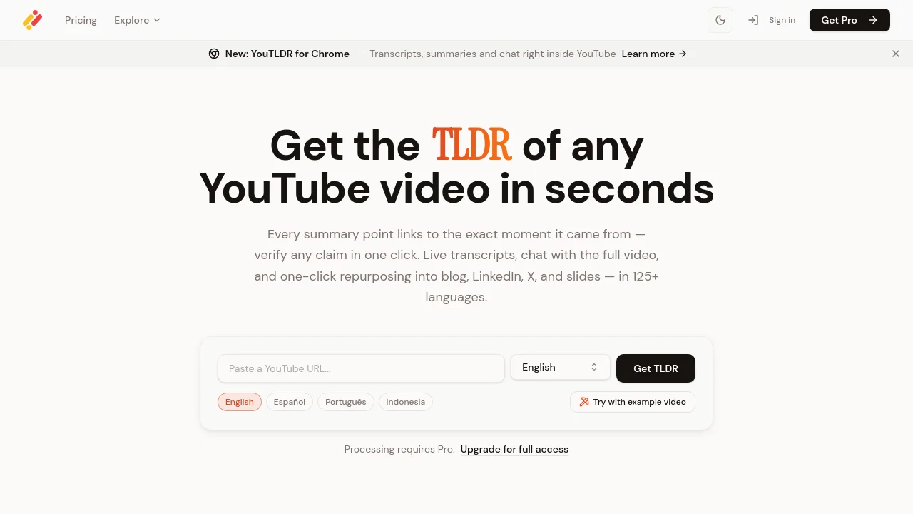 YouTLDR