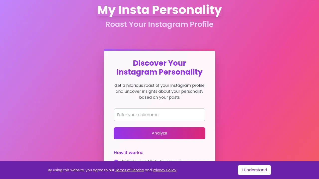 My Insta Personality