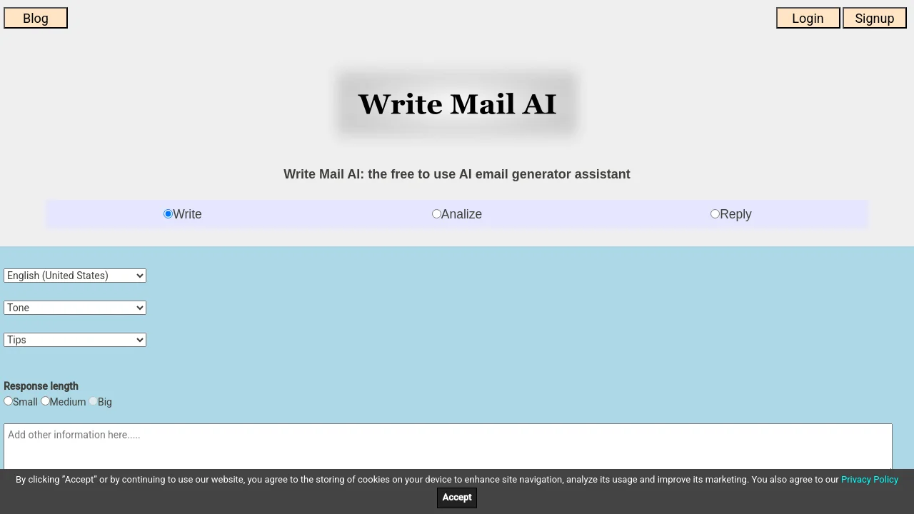 Write Mail AI