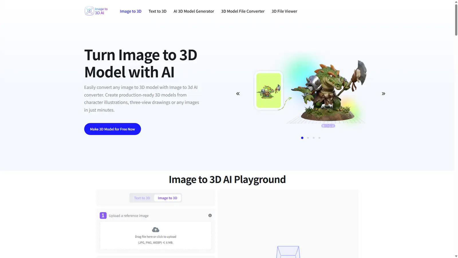 Image to 3D AI