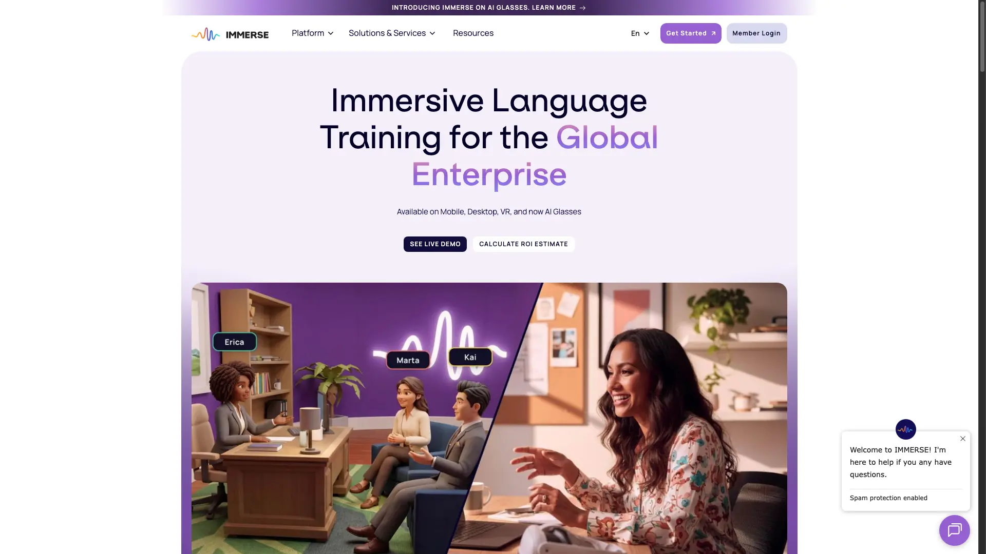 IMMERSE