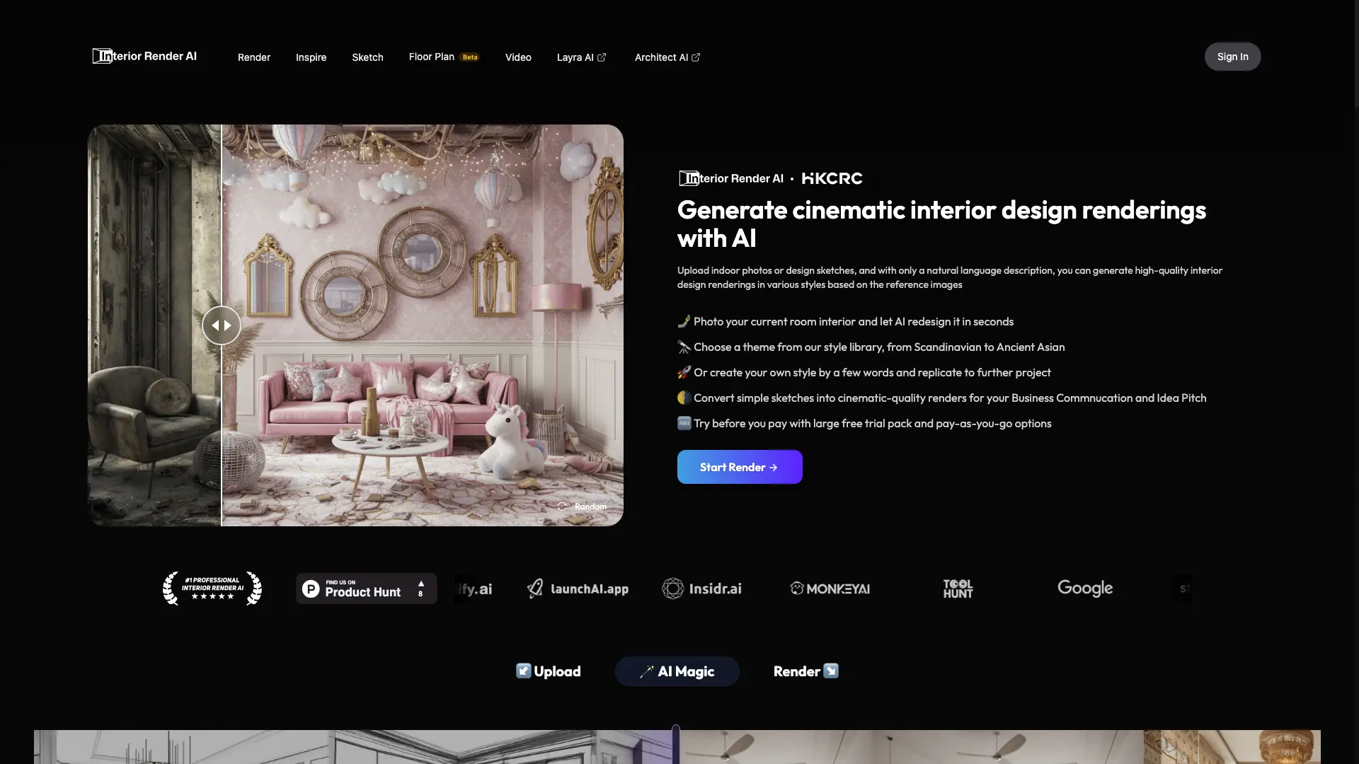 Interior Render AI