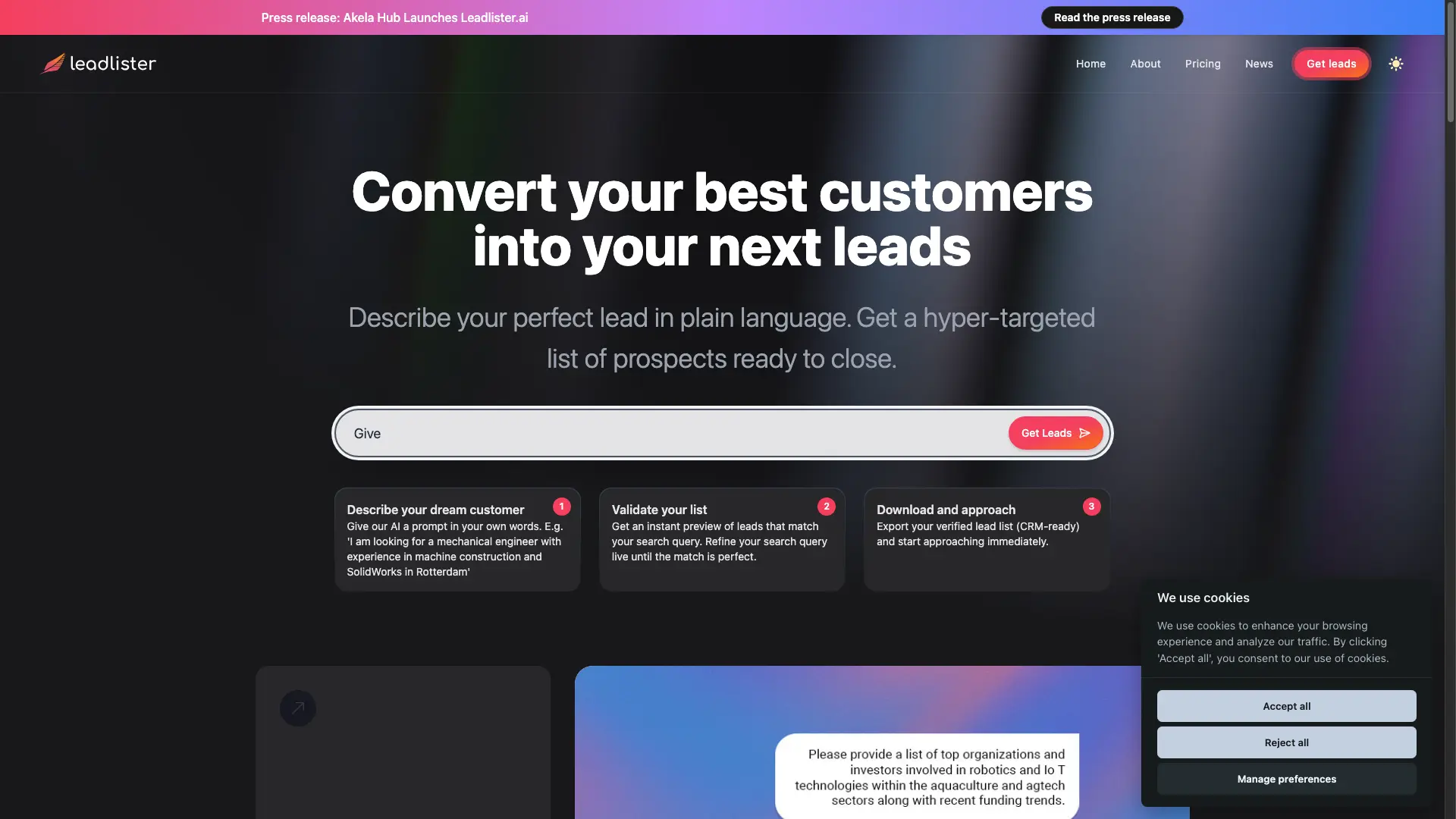 Leadlister