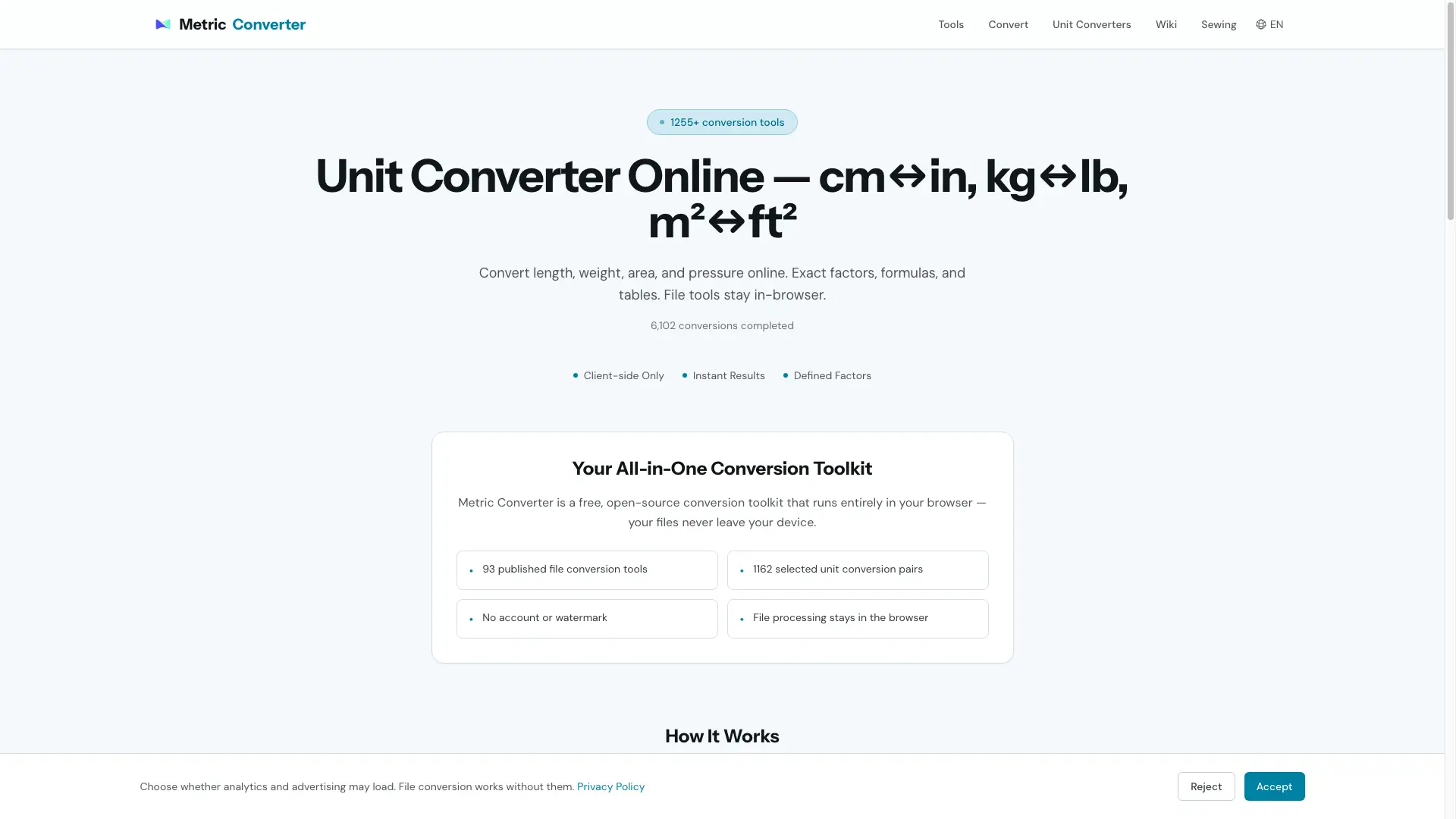 Metric Converter