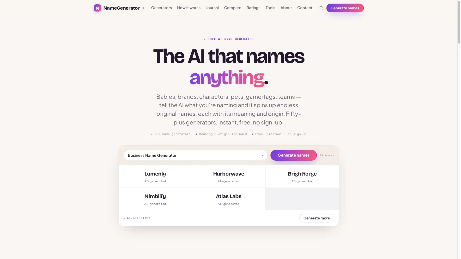 Name Generator Plus