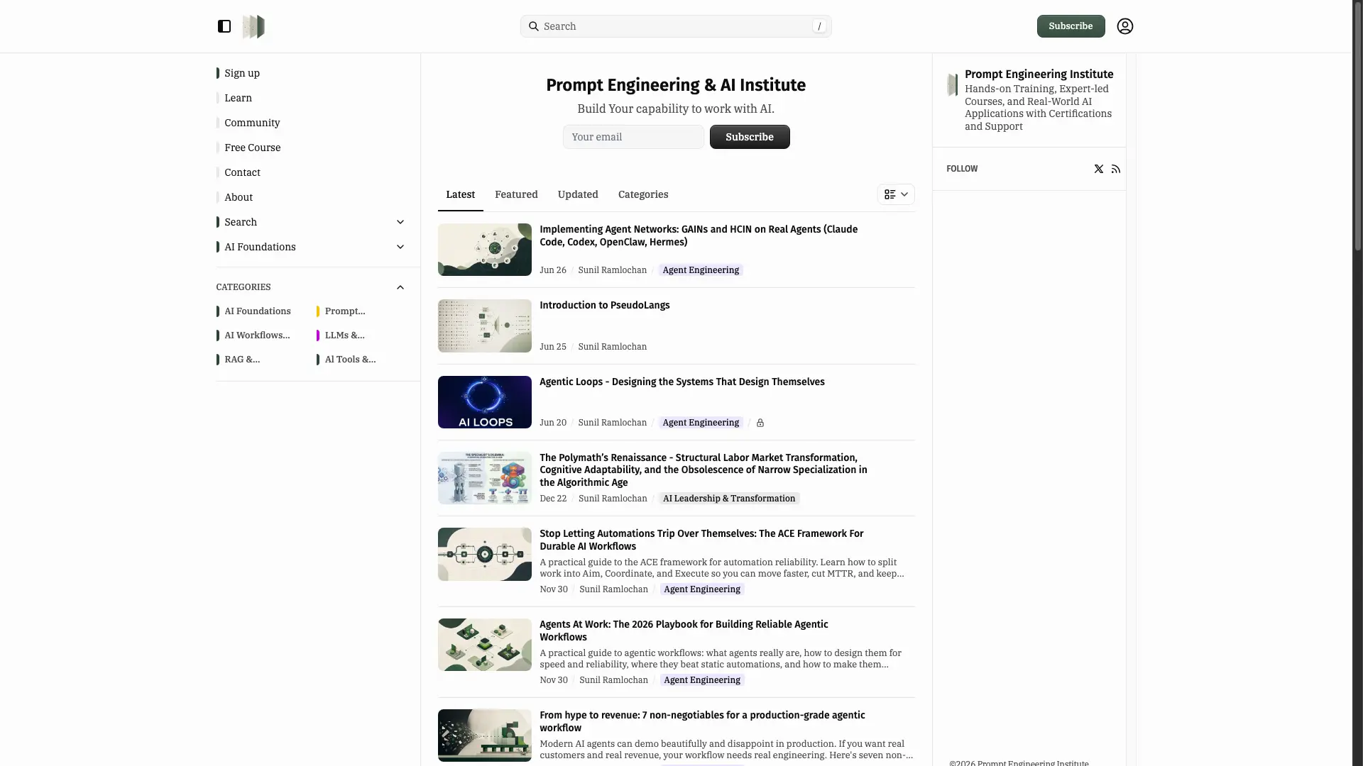 Prompt Engineering Institute