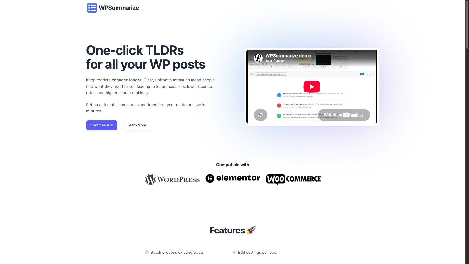 WPSummarize